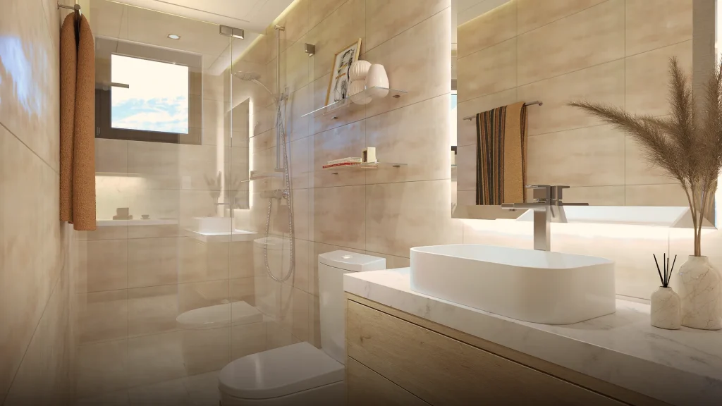 Twin 2 Bedroom bathroom