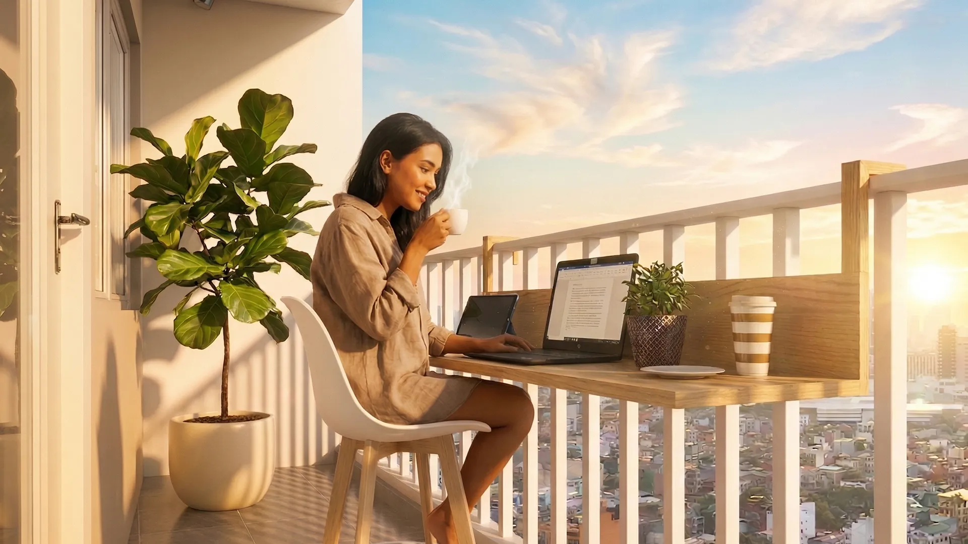 Working From Home, Living Near Everything:  Why This Setup Is Quietly Winning Today